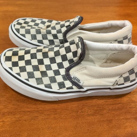 Vans Classic Slip On Checkerboard Big kids size 3 - Picture 1 of 4